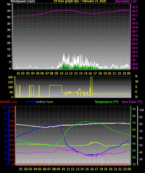 24 Hour Graph for Day 21