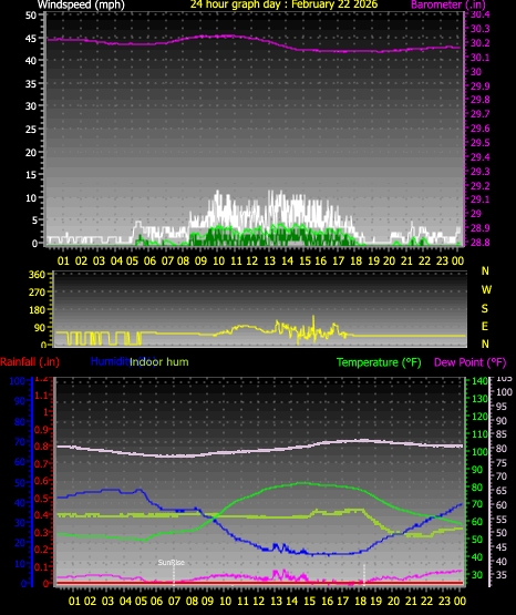 24 Hour Graph for Day 22